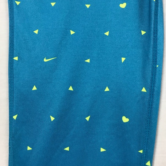 Nike Pro Capri dri-fit Blue and Yellow - Picture 7 of 7